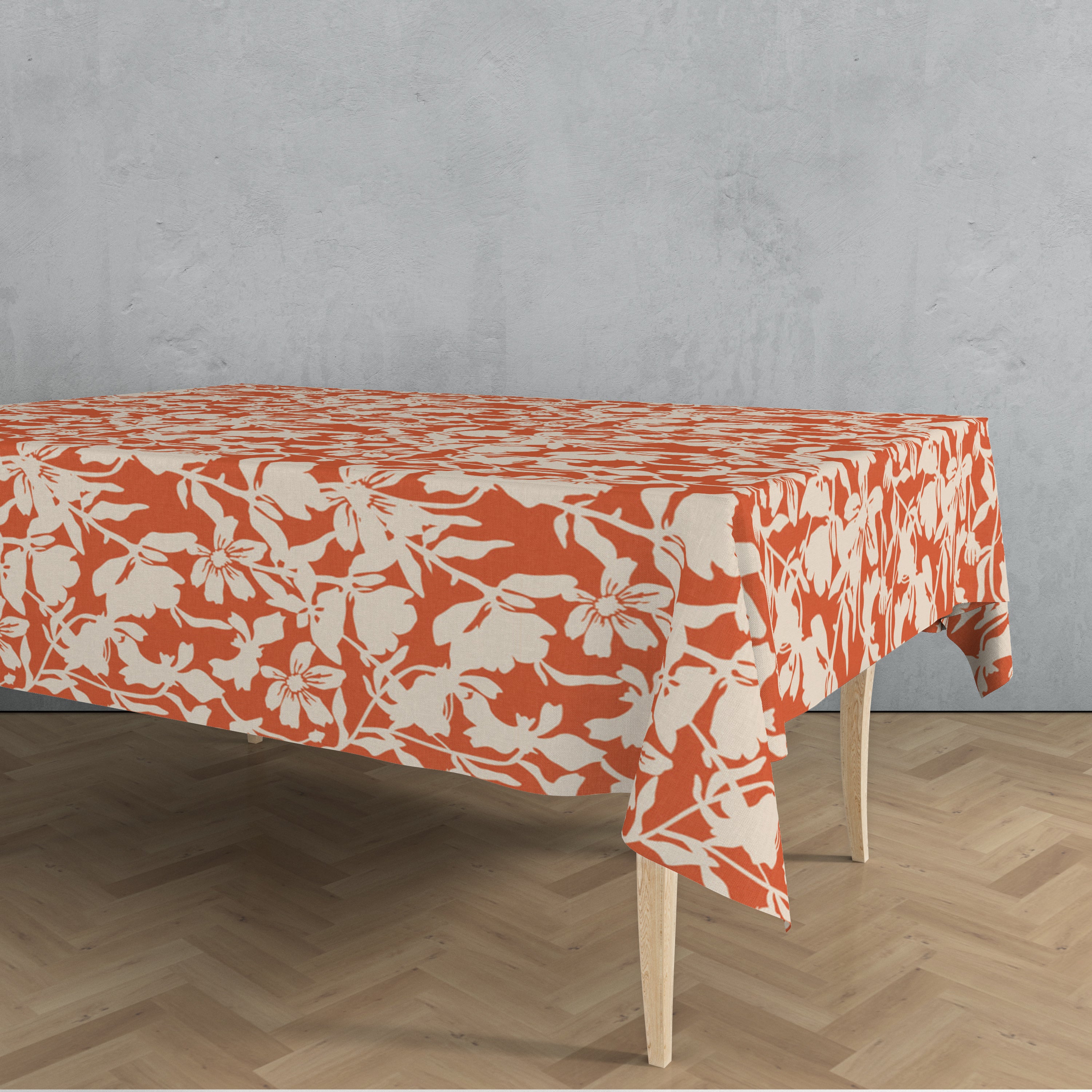 Bloom Fabric Tablecloth - Natural