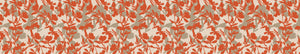 Bloom Fabric Table Runner - Rust orange