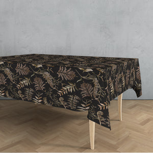 Fern Dried Fabric Tablecloth - Dark