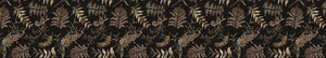 Fern Dried Fabric Table Runner - Dark