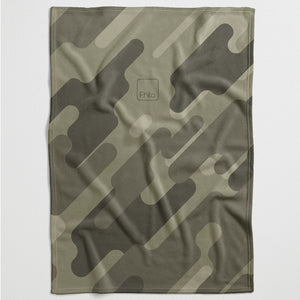 Camo (oat) Fleece BLANKET