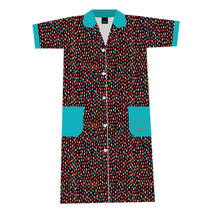 Dots Rainbow Housecoat