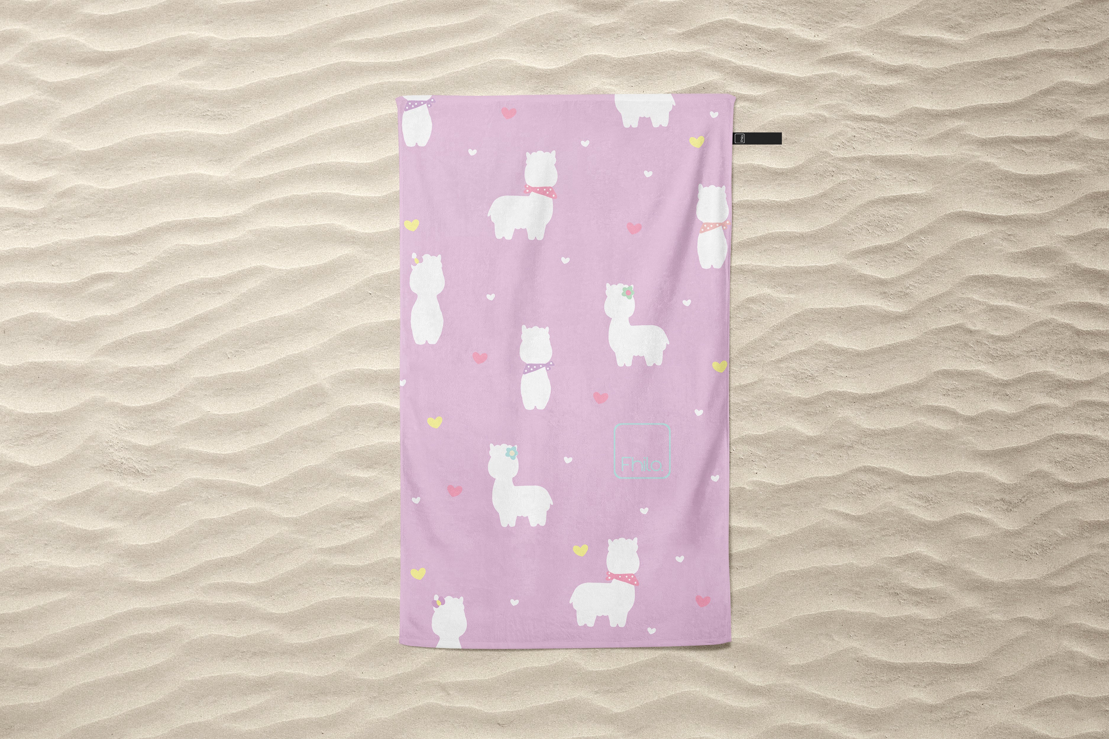 Lady llama Towel