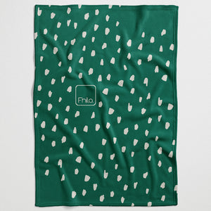 Spottie (green) Fleece BLANKET